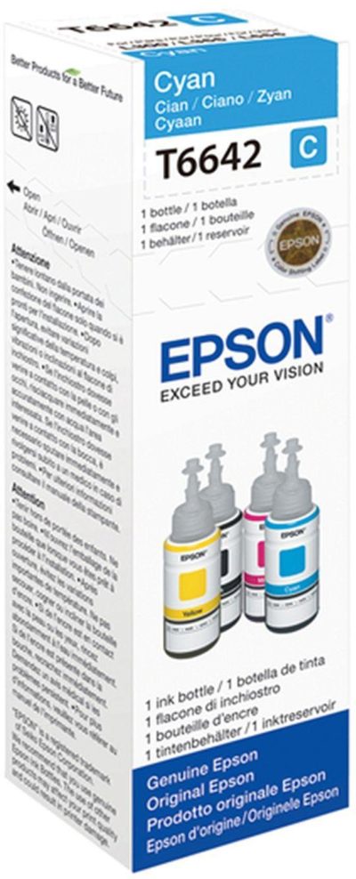 Epson EcoTank Cyan Ink Bottle (T6642)